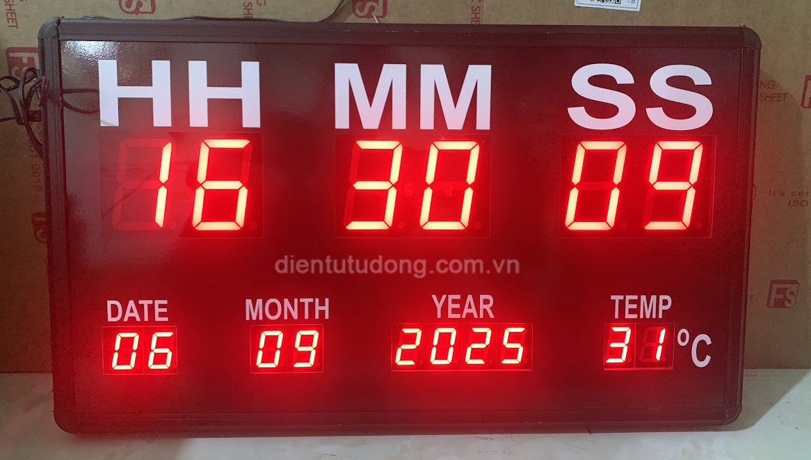 Cách chỉnh giờ đồng hồ điện tử led